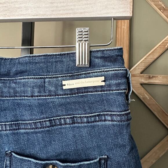 Pilcro by Anthropologie High Rise Slim Denim Shorts - Picture 3 of 5